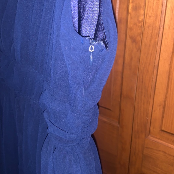 Long Navy Blue Formal Dress - Picture 6 of 7